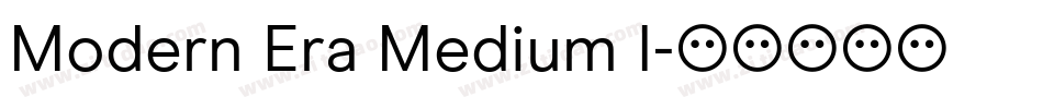 Modern Era Medium I字体转换